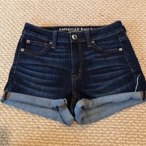 American Eagle High Rise Jean Shorts